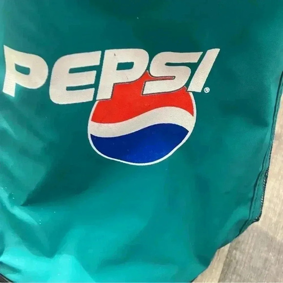 Original Koozie Pepsi Insulated Mesh Beverage Cooler w/Strap Picnic Pockets - Picture 3 of 15